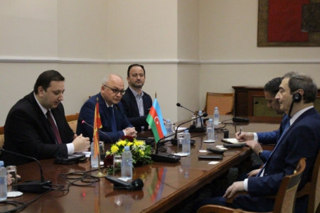 Азербејџанскиот амбасадор, Камил Касијев на средба во Собранието