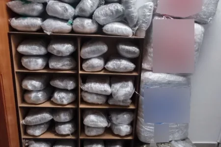 Спречен меѓународен транспорт на 85 килограми марихуана во заедничка акција со грчката полиција