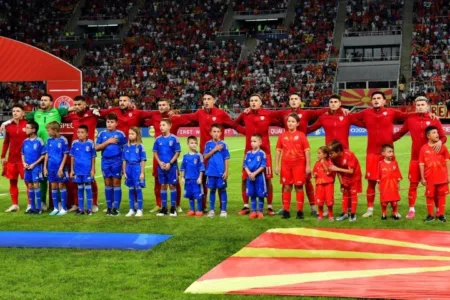 Македонските фудбалери во март ќе одиграат два пријателски натпревари против Молдавија и Црна Гора