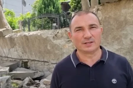 ВИДЕО | Ангелов: Надлежните институции да се координираат и да го санираат потпорниот ѕид на улицата „Белградска“ над Клиничкиот центар „Мајка Тереза“
