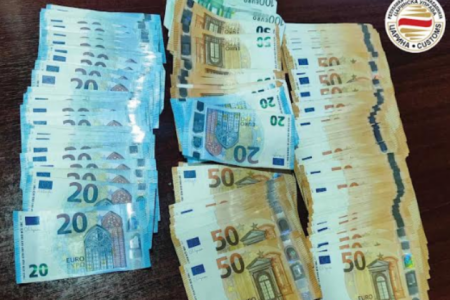 Запленети се 7.800 евра кои македонски државјанин сакал нелегално да ги изнесе од државата
