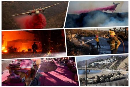 Хаос во ,,градот на ангелите!” – Во Калифорнија пожарот не стивнува, огнот уништува сè пред себе! (ФОТО)