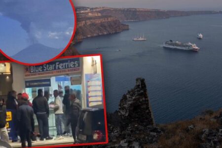 Дали е можно цунами по земјотресот во Санторини? Во Турција водата се повлекува, граѓаните парализирани од страв, се шират морничави видеа (ВИДЕО)