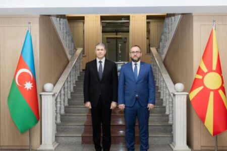 Тошковски од Азербејџан: Да градиме пријателство за поефикасно да се соочиме со современите безбедносни предизвици