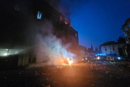 Украинските сили извршиле напади со дронови на руска територија