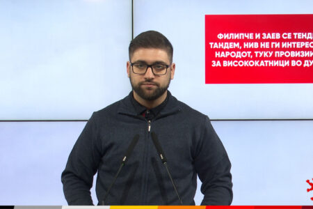 Манасиевски: Филипче и Заев се тендер-тандем, нив не ги интересира народот, туку провизиите за висококатници во Дубаи